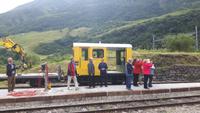 Fahrt mit der Furka-Dampfbahn (Bahnhof in Realp) &ndash; &copy; Katrin Deutschbein (Eberhardt TRAVEL)