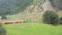 Bernina-Express, Fahrt von Pontresina nach Tirano, Kreisviadukt von Brusio &ndash; &copy; Gisela Gerlach (Eberhardt TRAVEL)