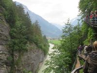 Eiger, Mönch, Jungfrau - Besuch der Aareschlucht &ndash; &copy; Annette Weise (Eberhardt TRAVEL)