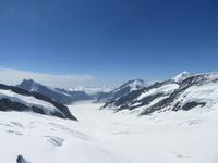 Eiger, Mönch, Jungfrau - Ausflug Jungfraujoch - Blick zum Aletschgletscher &ndash; &copy; Annette Weise (Eberhardt TRAVEL)
