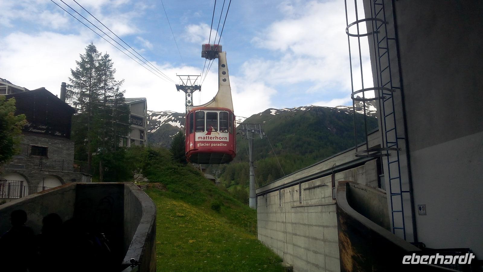 Zermatt, Fahrt auf das Kleine Matterhorn &ndash; &copy; Gisela Gerlach (Eberhardt TRAVEL)