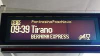 Das ist der Zielbahnhof in Italien