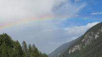 Regenbogen über Tiefencastel &ndash; &copy; Kerstin Hugel (Eberhardt TRAVEL)