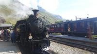 Furka-Dampfbahn (Lok Nr. 9) &ndash; &copy; Katrin Deutschbein (Eberhardt TRAVEL)