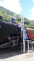Fahrt mit der Furka-Dampfbahn (Station Tiefenbach) &ndash; &copy; Katrin Deutschbein (Eberhardt TRAVEL)