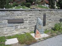 Grab von Carl Zuckmayer in Saas-Fee &ndash; &copy; Gisela Gerlach (Eberhardt TRAVEL)