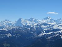 Auf den Niesen- Eiger, Mönch und Jungfrau &ndash; &copy; Annette Weise (Eberhardt TRAVEL)
