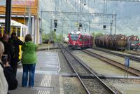 Der Bernina-Express kommt &ndash; &copy; Andreas Kunzmann (Eberhardt TRAVEL)