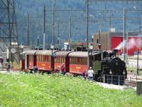 Furka-Dampfbahn in Oberwald &ndash; &copy; Annette Weise (Eberhardt TRAVEL)