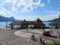 Vitznau - Schiffsanlegstelle und Drehscheibe für die Rigi-Bahn &ndash; &copy; Annette Weise (Eberhardt TRAVEL)