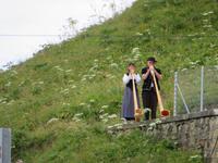 Auf der Schyniggen Platte - Alphornbläser  &ndash; &copy; Annette Weise (Eberhardt TRAVEL)