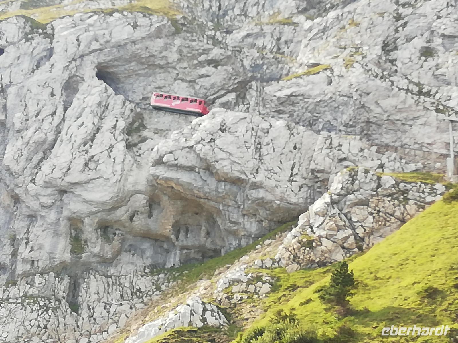 Pilatus, Fahrt mit der Zahnradbahn &ndash; &copy; Gisela Gerlach (Eberhardt TRAVEL)