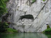 das Löwendenkmal in Luzern