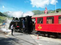 Unser Zug über die Furka  &ndash; &copy; Steffen Mucke (Eberhardt TRAVEL)