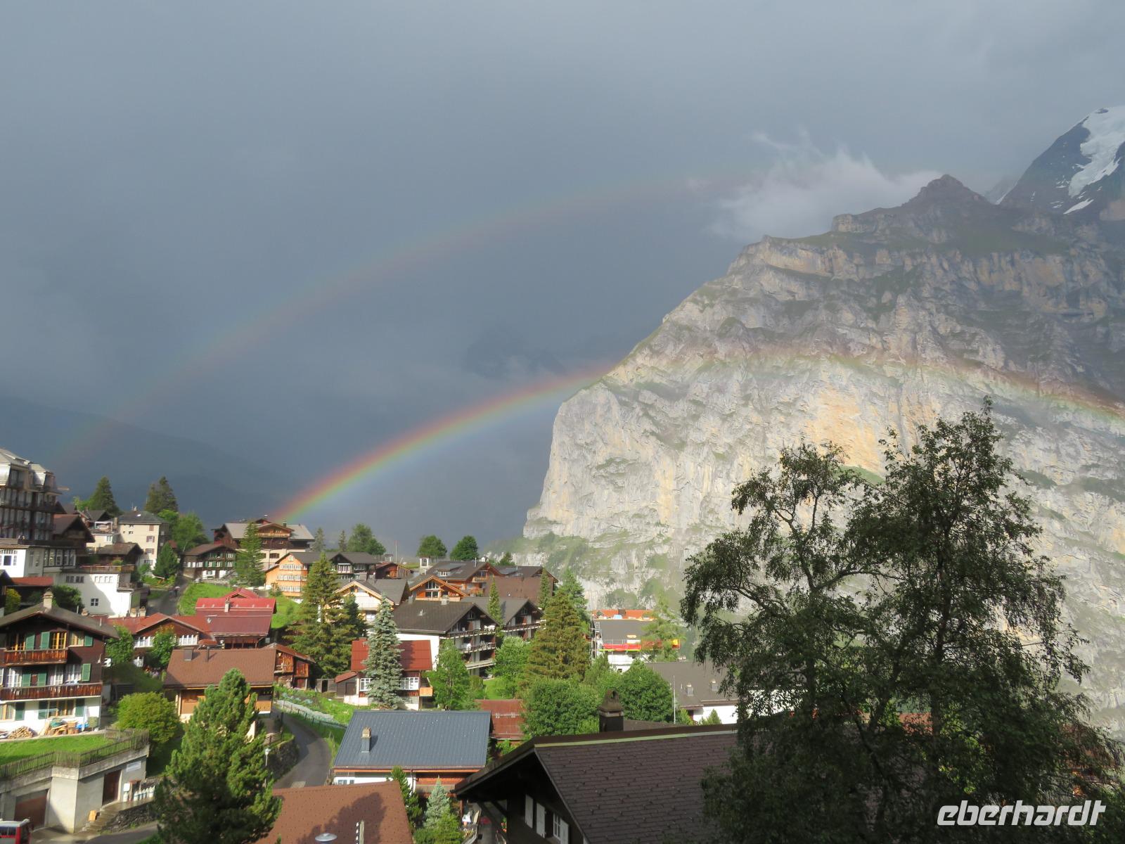 249 Naturschauspiel über Mürren &ndash; &copy; Annette Weise (Eberhardt TRAVEL)