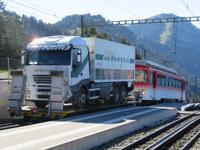 136 Rigi-Kaltbad Spezialtransport mit der Bahn &ndash; &copy; Annette Weise (Eberhardt TRAVEL)