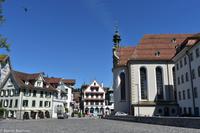 Stadtrundgang - St. Gallen - Stiftskirche (rechts) &ndash; &copy; Martin Büchner (Eberhardt TRAVEL)
