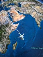9 Stunden Flug &ndash; &copy; Frank Nimschowski (Eberhardt TRAVEL)