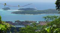 Blick auf Eden Island