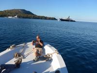 Italien, Bootsfahrt Vulcano - Lipari &ndash; &copy; Ria Heilmann (Eberhardt TRAVEL)