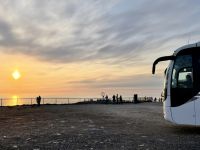 Tag 6 - Unser Bus am Nordkap  &ndash; &copy; Christin Kuschka (Eberhardt TRAVEL)