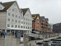 Tromsö, Speicherhäuser im Hafen