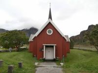 Kirche in Flakstad &ndash; &copy; Ingrid Langer (Eberhardt TRAVEL)