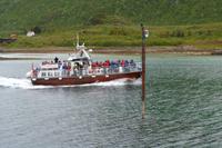 ... sollen die Adler an UNSER Schiff anlocken ...  &ndash; &copy; Mandy Fischer (Eberhardt TRAVEL)