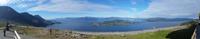 Außerplanmäßiges Abendessen am Gildetun - Blick auf Kvænangen und den Øksfjordjøkelen &ndash; &copy; Martin Büchner (Eberhardt TRAVEL)