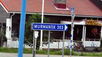 Abzweig ins russische Murmansk an der Barentsee &ndash; &copy; Martin Büchner (Eberhardt TRAVEL)