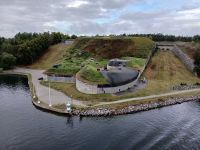 Fort an der schwedischen Küste