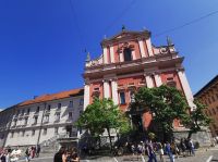 Kirche Maria Verkündigung im Zentrum Ljubljanas &ndash; &copy; Simone Willner (Eberhardt TRAVEL)