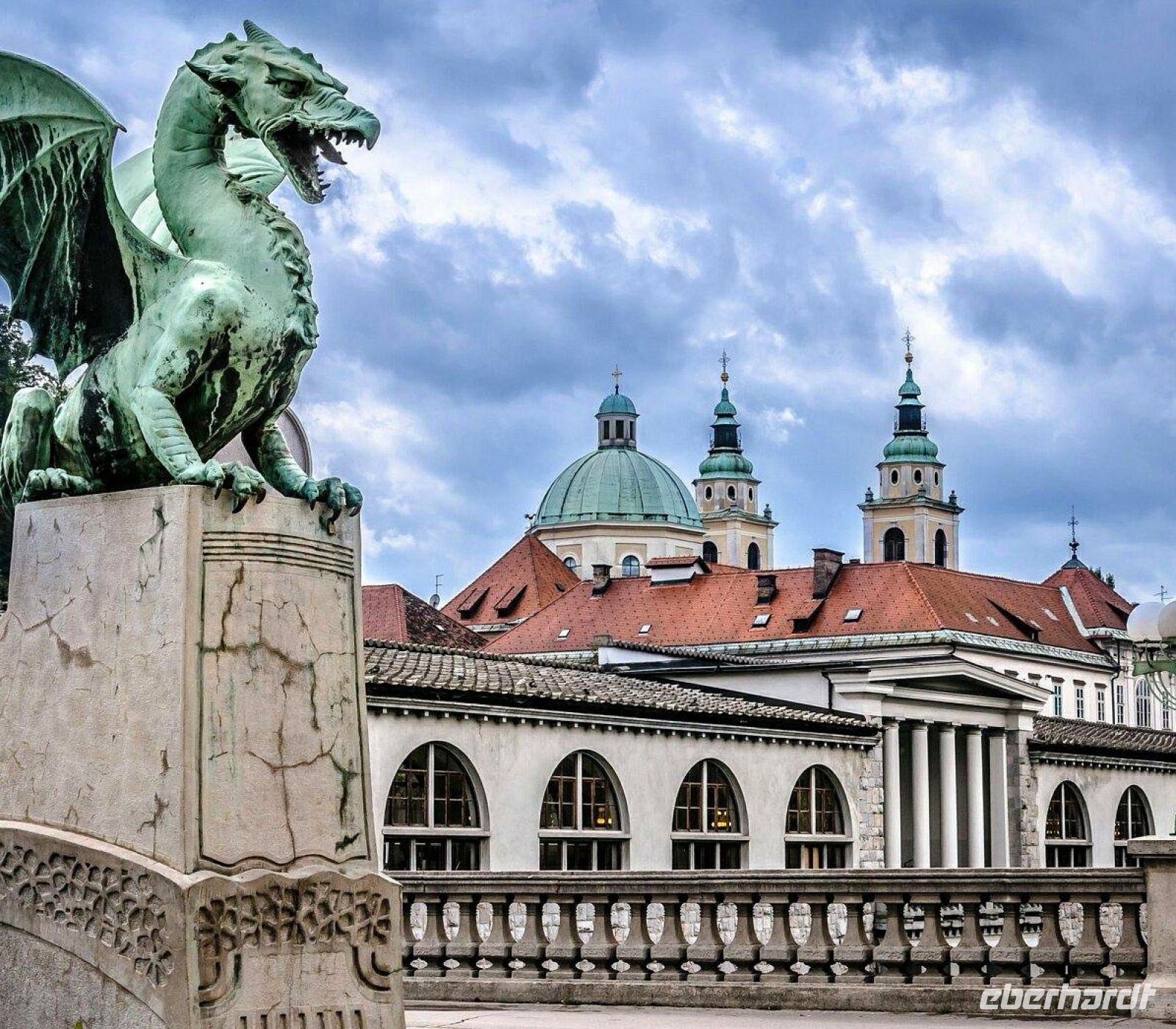 Zmajski Most, Drachenbrücke in Ljubljana  &ndash; &copy; Simone Willner (Eberhardt TRAVEL)