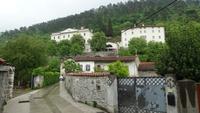 Vipava - Blick auf den Kloster und früherem  Gimnasium 