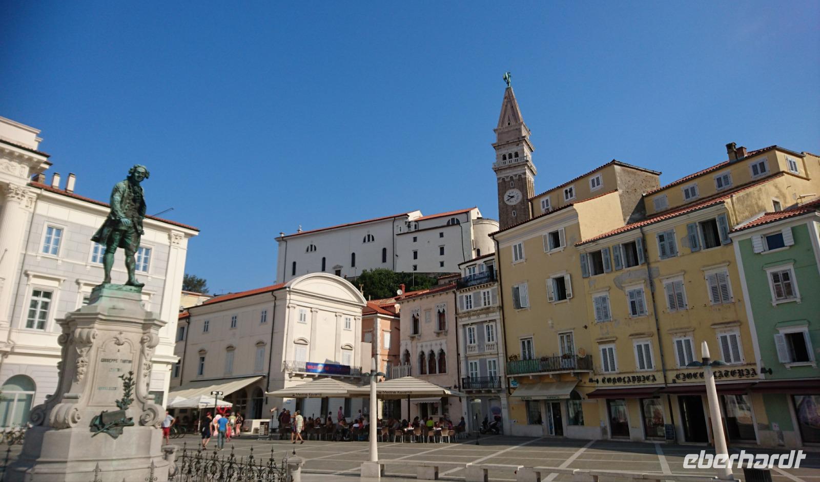 Giuseppe Tartini Denkmal, Piran &ndash; &copy; Simone Willner (Eberhardt TRAVEL)
