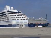 Cadiz-Kreuzfahrtschiffe &ndash; &copy; Ingrid Langer (Eberhardt TRAVEL)