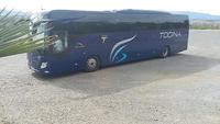 Nerja unser Spanischer Bus an der Küste  &ndash; &copy; Ingrid Langer (Eberhardt TRAVEL)