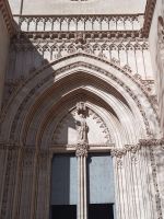 Eingangsportal Kirche  Santa Eulalia - Palma de Mallorca &ndash; &copy; Marieta Beck (Eberhardt TRAVEL)