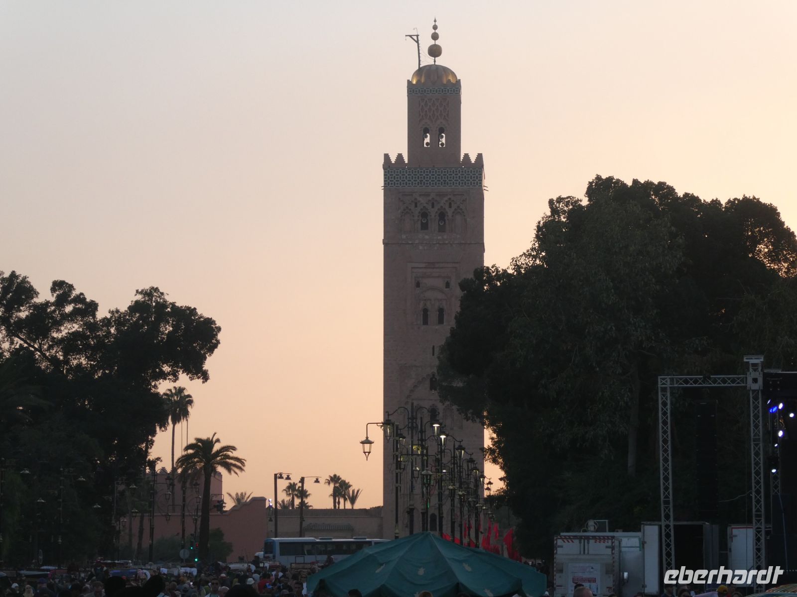 Koutoubia-Moschee im Abendlicht &ndash; &copy; Gina Egenolf (Eberhardt TRAVEL)