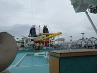 Norwegian Epic hat die längsten Wasserrutschen auf See- 232m insgesamt &ndash; &copy; Sabine Letzybyll (Eberhardt TRAVEL)