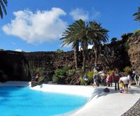 Künstlicher Pool in den Jameos del Agua