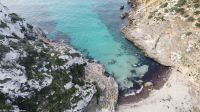 Wanderreise Menorca - Wanderung 2 - Platja de Cala Llucalari (Schlucht) (Luftbild) &ndash; &copy; Martin Büchner (Eberhardt TRAVEL)