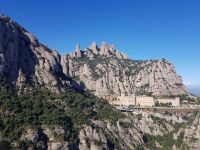 Der Blick auf Montserrat
