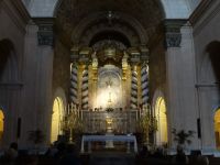 San Salvador - Wallfahrtskirche, Licht-Installation &ndash; &copy; Hans-Joachim Trutz (Eberhardt TRAVEL)