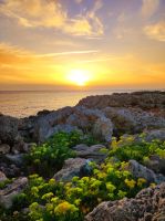 Sonnenuntergang in Cala Blanca &ndash; &copy; Sten Bernhardt (Eberhardt TRAVEL)
