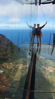 Wanderreisebegleitung Ria auf dem Skywalk