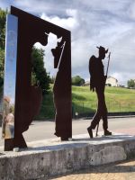 Denkmal des Pilgers in Cobreces &ndash; &copy; Sabine C. Seifert (Eberhardt TRAVEL)