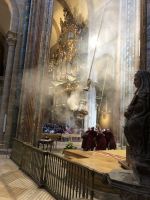 Welch ein Glück - der Butafumeiro &ndash; &copy; Sabine C. Seifert (Eberhardt TRAVEL)