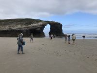 Playa Catedral - auch langsam mit Sonnenschein
