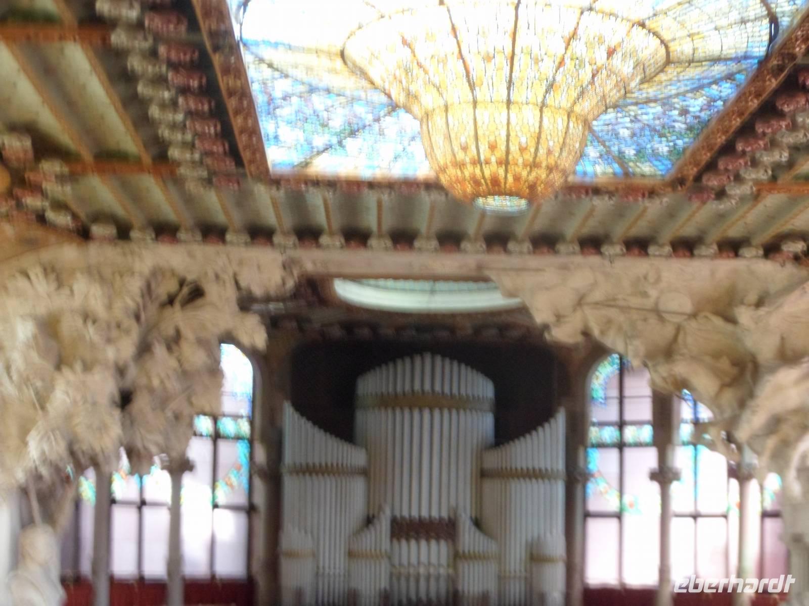 palau de la Musica mit Orgel &ndash; &copy; Barbara Werrmann (Eberhardt TRAVEL)